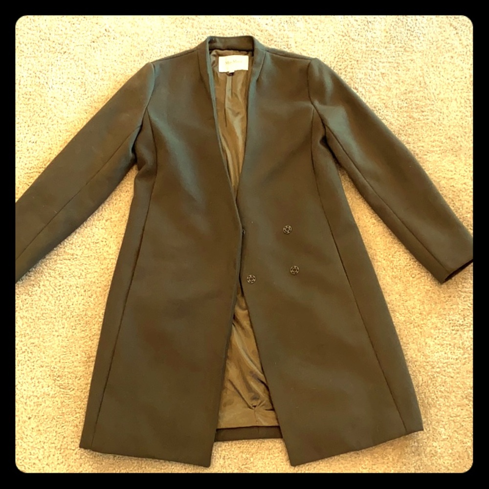 MaxMara Wool & Cotton Coat